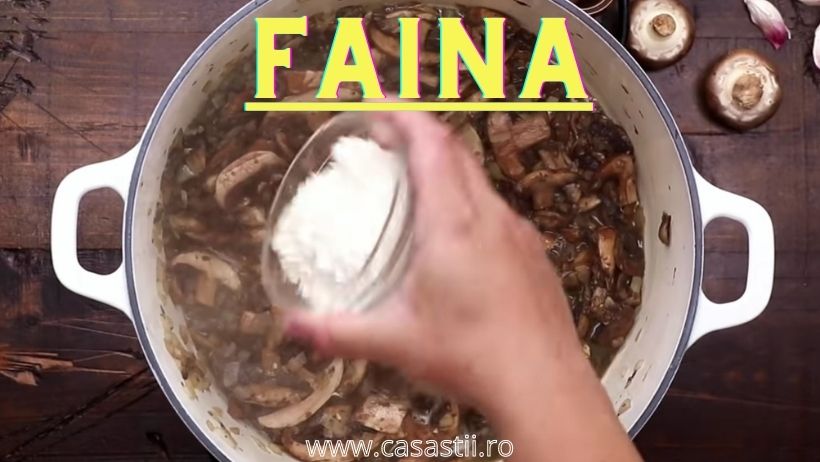 Faina pentru supa crema de ciuperci