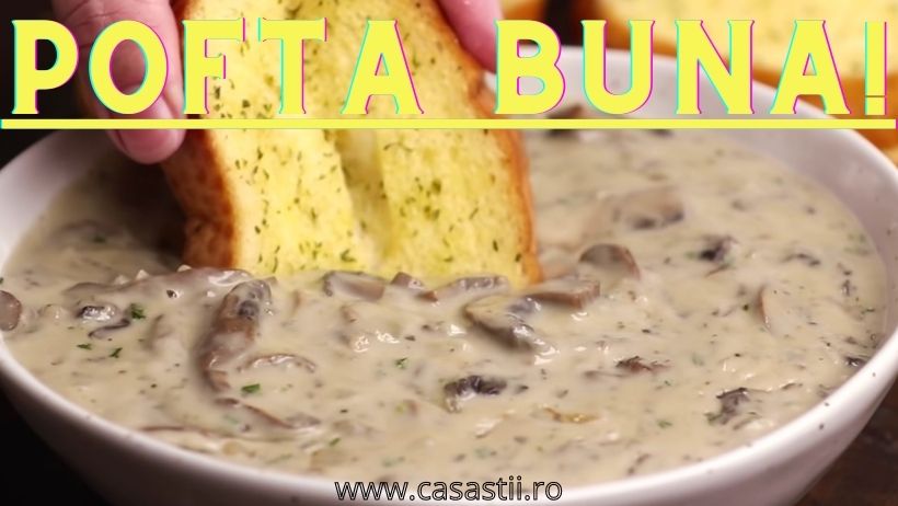Pofta buna supa crema de ciuperci