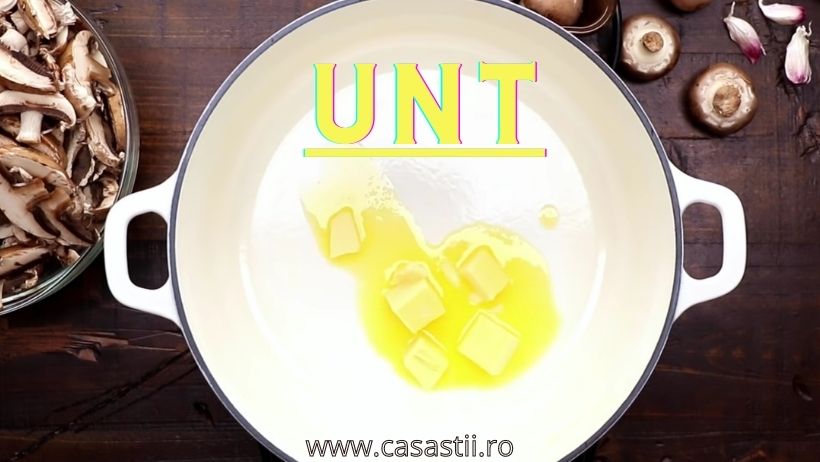 Untul pentru supa crema de ciuperci