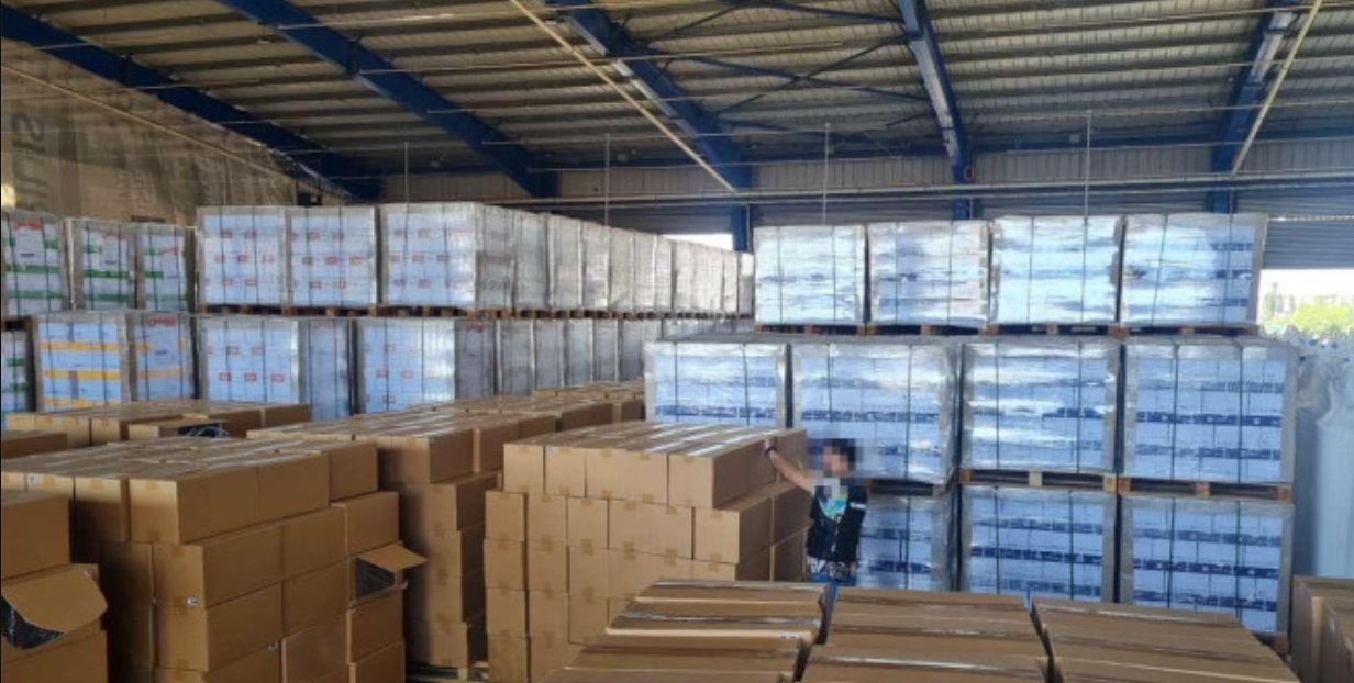 cea mai mare captura de tigari contrabanda